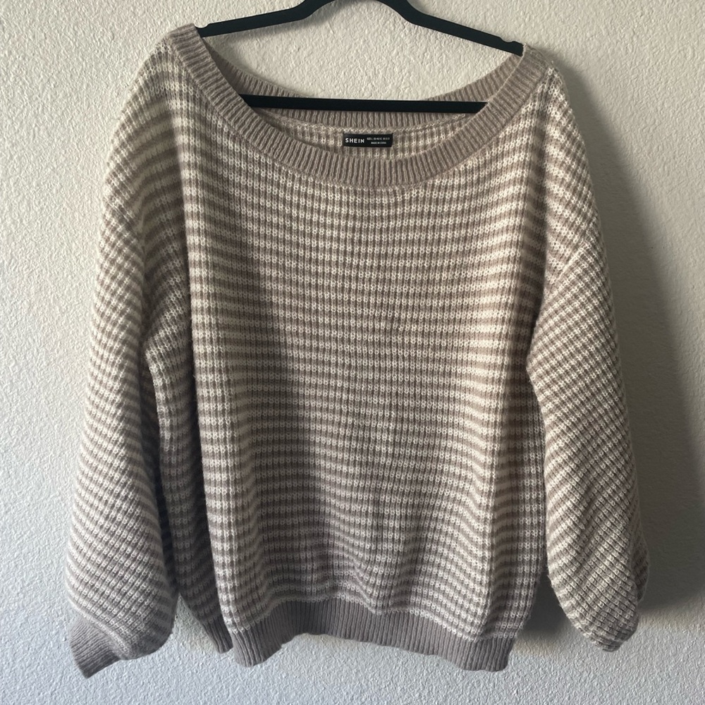 Oversized striped Sweater